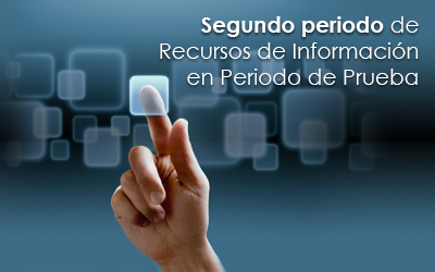 Se abre el segundo periodo de recursos de información científica y tecnológica