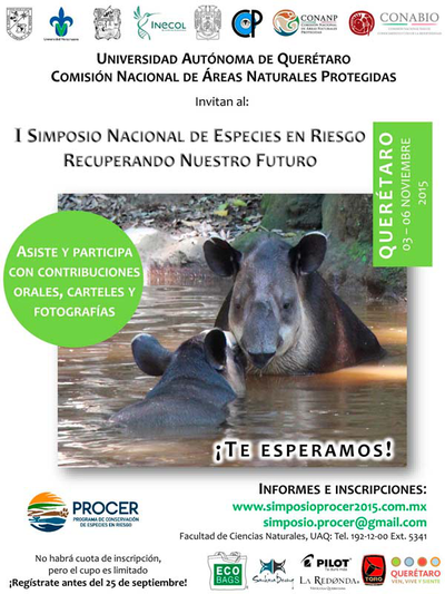 Organizan simposio para la conservación de especies en riesgo