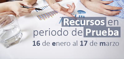 Recursos de información puestos en periodo de prueba por el CONRICYT a partir de enero de 2017