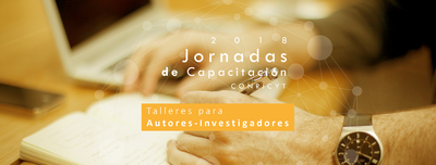 Inscripciones abiertas para las  Jornadas de Capacitación CONRICYT 2018