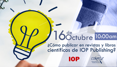 ¿Cómo publicar en revistas y libros científicos de IOP Publishing?
