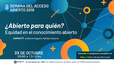 OAWeek México 2019: Equidad en el Conocimiento Abierto