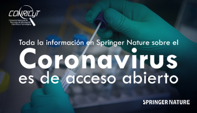 Springer Nature pone en Acceso Abierto su contenido sobre Coronavirus