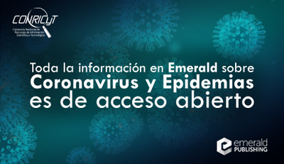 Emerald pone en acceso abierto todo su contenido sobre Coronavirus y epidemias